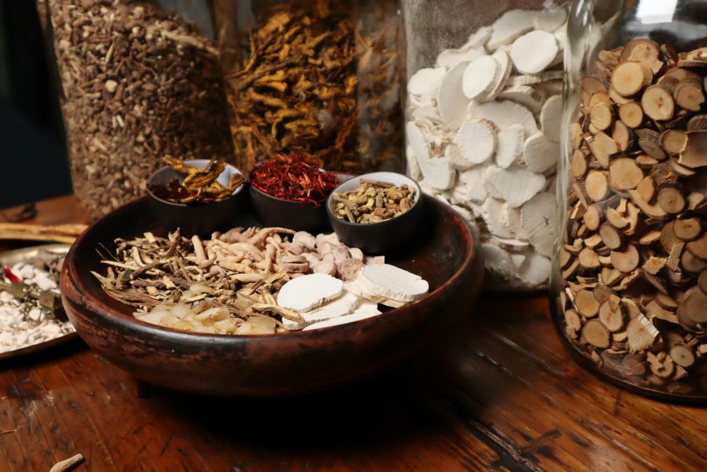 Wild ginger and spices